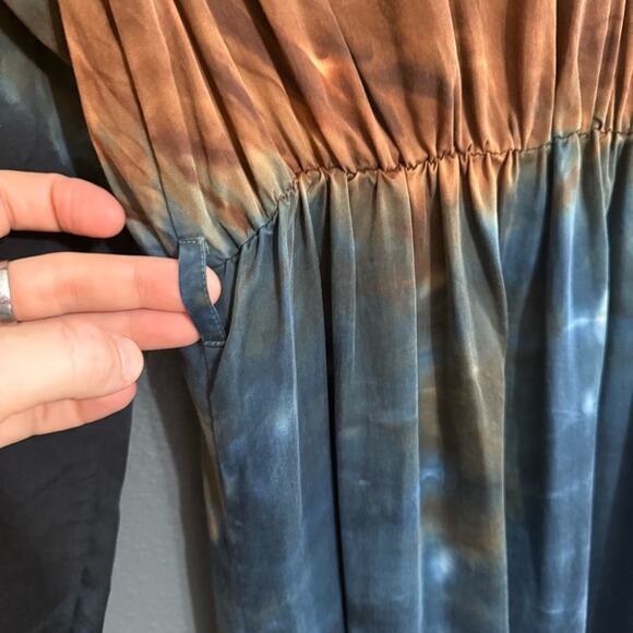 Anthropologie Cloth & Stone Tye-Dye Maxi Dress Size XS - Picture 5 of 8